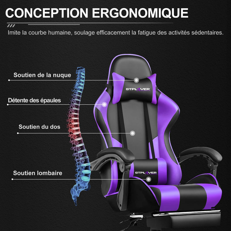 GTPLAYER relaxant Série repose-pieds GT800A